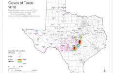 Texas Cave Distribution Map, Data 2018 | Used In The Blog Po… | Flickr - Caves In Texas Map
