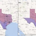 Texas Congressional Districts: Comparison 2001 2011   Texas Representatives District Map