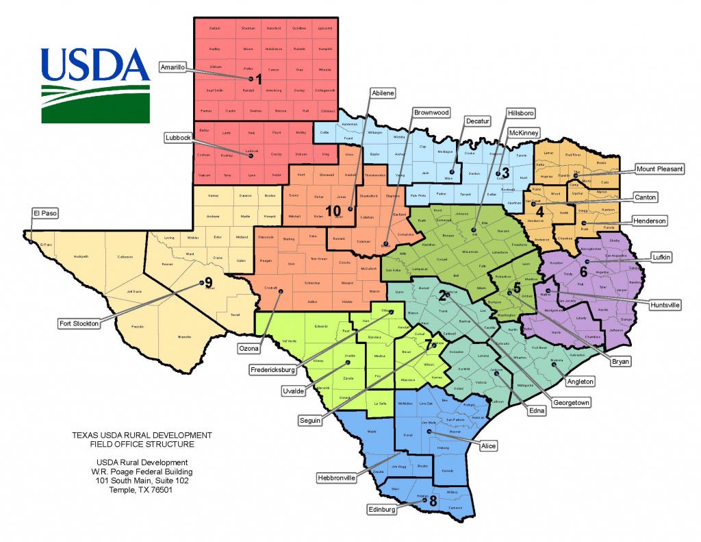 Texas Contacts | Usda Rural Development - Usda Home Loan Map Texas