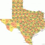 Texas County Map   Map Of Central Texas Cities