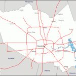 Texas County Map With Cities And Roads And Travel Information   Map Records Of Harris County Texas