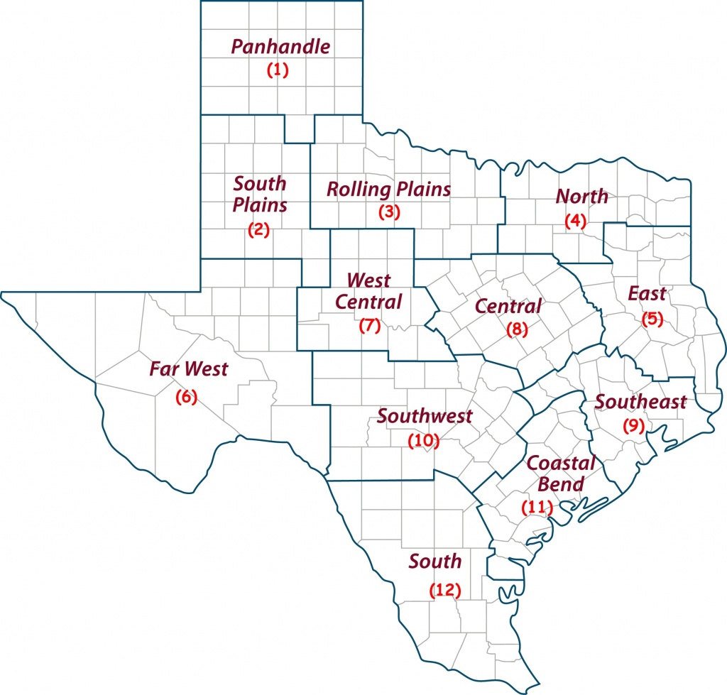Texas Crop, Weather For Dec. 3, 2013 | Agrilife Today - Texas Rut Map