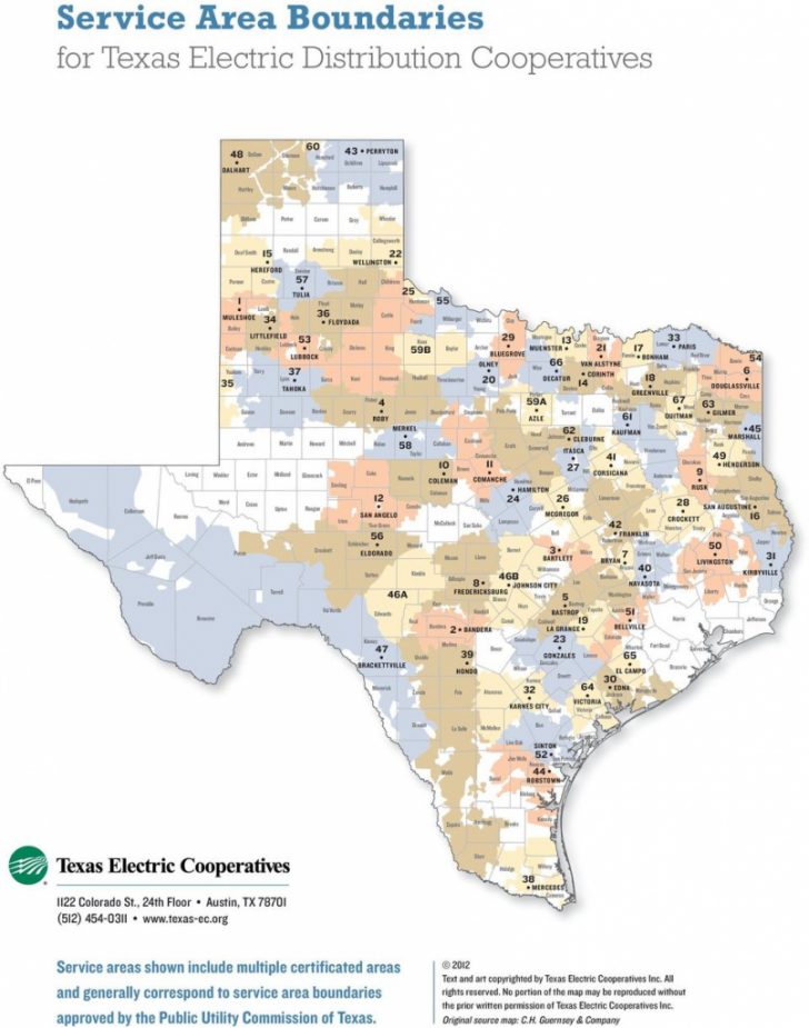 Texas Electric Cooperatives Pdf Texas Electric Cooperatives Map