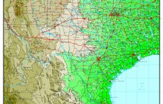 texas elevation map texas topo map Texas Elevation Map - Texas Topo Map