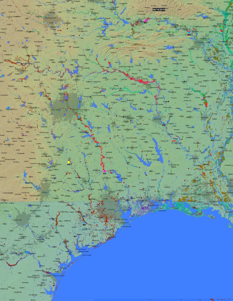 Texas Flood Map 2015 - Texas Flood Map