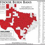 Texas Forest Service Burn Ban Map – Easttexasradio   Burn Ban Map Of Texas