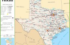 Texas Highway Map - Printable Texas Road Map