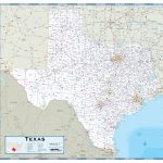Texas Highway Wall Map   Maps   Texas Wall Map