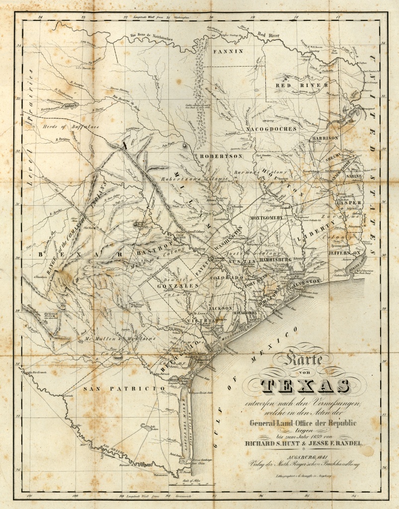 Texas Historical Maps - Perry-Castañeda Map Collection - Ut Library - Old Texas Maps For Sale