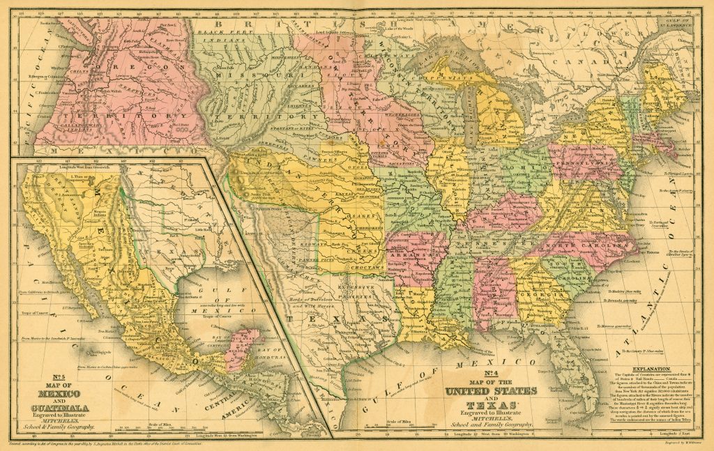 Texas Historical Maps Perry Casta Eda Map Collection Ut Library   Texas Historical Maps Perry Castaneda Map Collection Ut Library Texas Map 1850 4 1024x647 