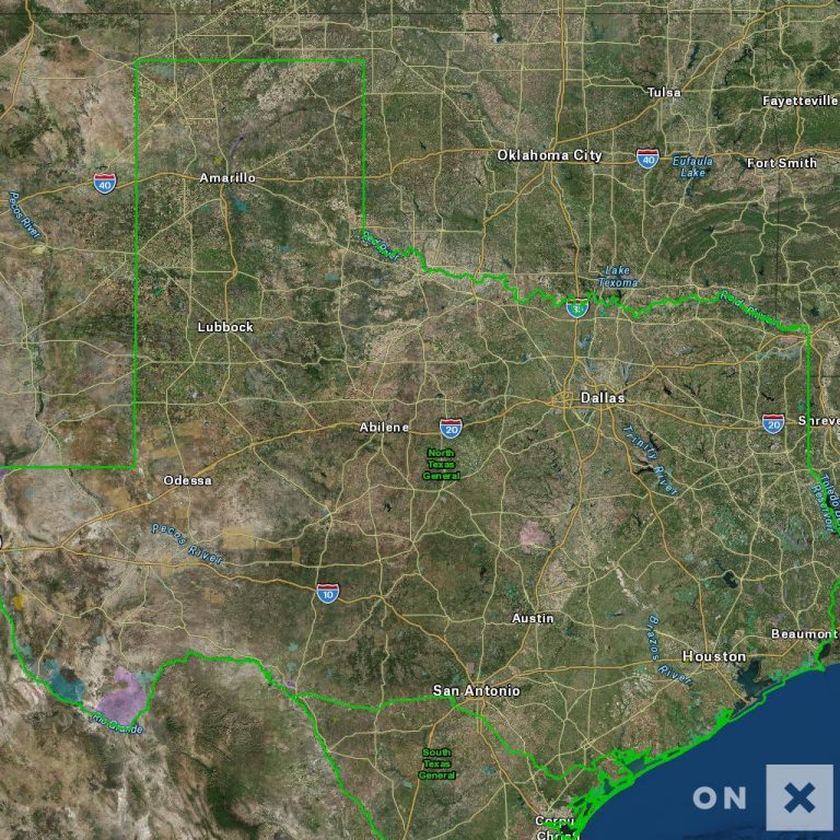 Texas Hunt Zone North Texas General Whitetail Deer - Deer Rut Map Texas ...