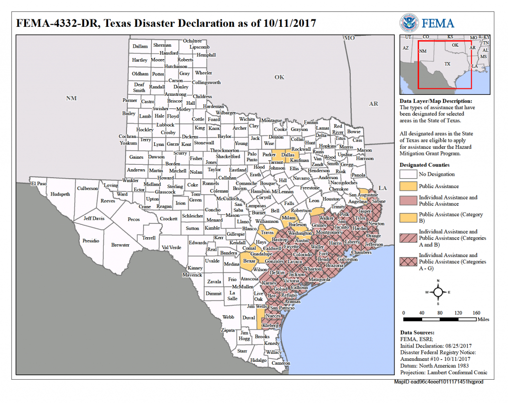 Texas Hurricane Harvey (Dr-4332) | Fema.gov - Texas Flood Zone Map