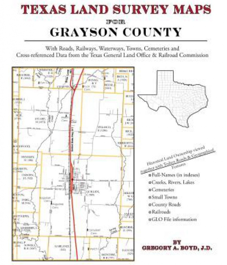 Texas Land Survey Maps For Grayson County: Buy Texas Land Survey - Texas Land Survey Maps