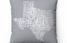 Texas Map Living Room Decor Map Pillow Throw Pillow Covers | Etsy - Texas Map Pillow