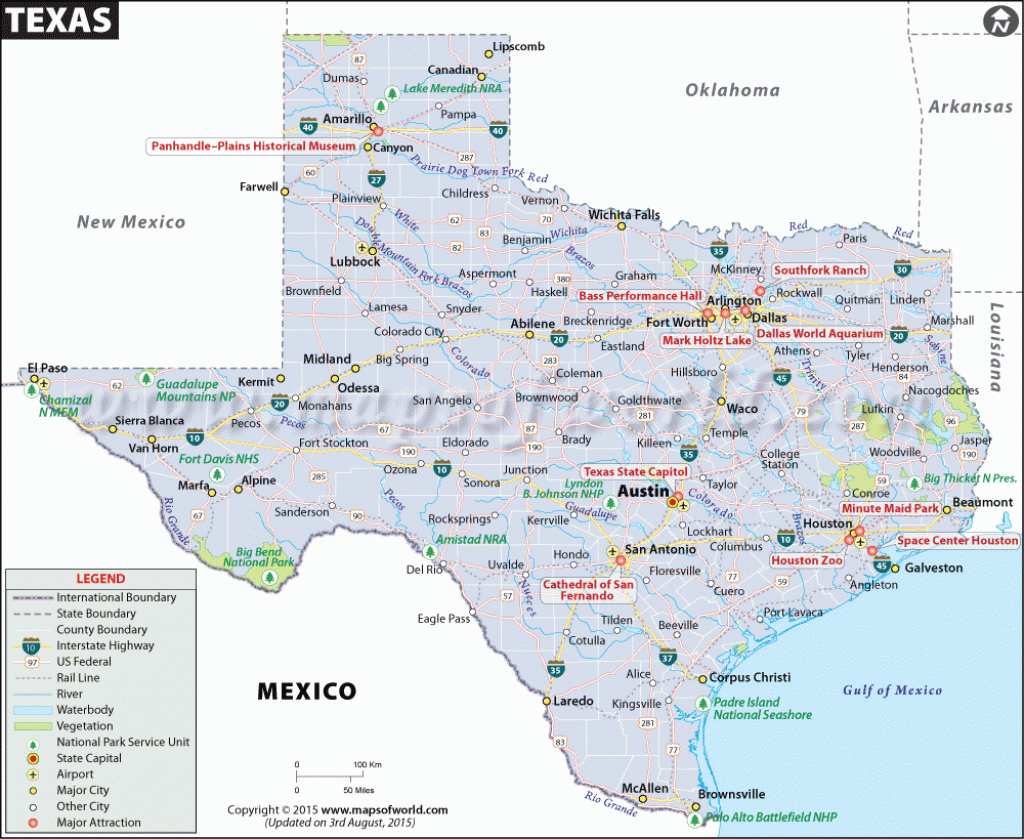 Texas Map | Map Of Texas (Tx) | Map Of Cities In Texas, Us - Map Of Texas Major Cities