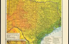 Texas Map Of Texas Topographic Map Wall Decor Art Colorful | Etsy - Texas Map Wall Decor