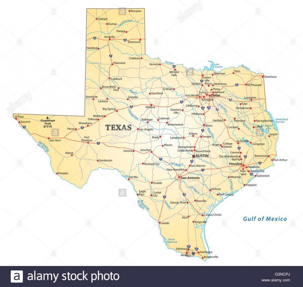 Texas Map Photos &amp;amp; Texas Map Images - Alamy - Alpine Texas Map