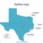 Texas Map Powerpoint Templates   Free Powerpoint Templates   Fort Worth Texas Map