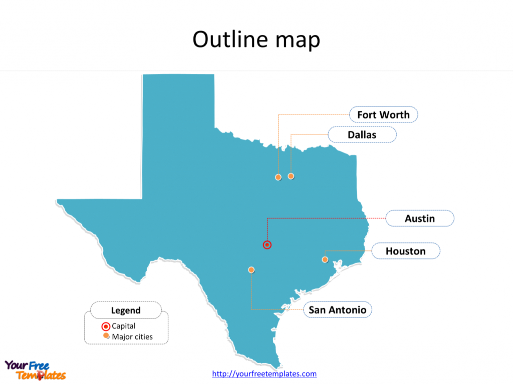 Texas Map Powerpoint Templates - Free Powerpoint Templates - Free Texas Map