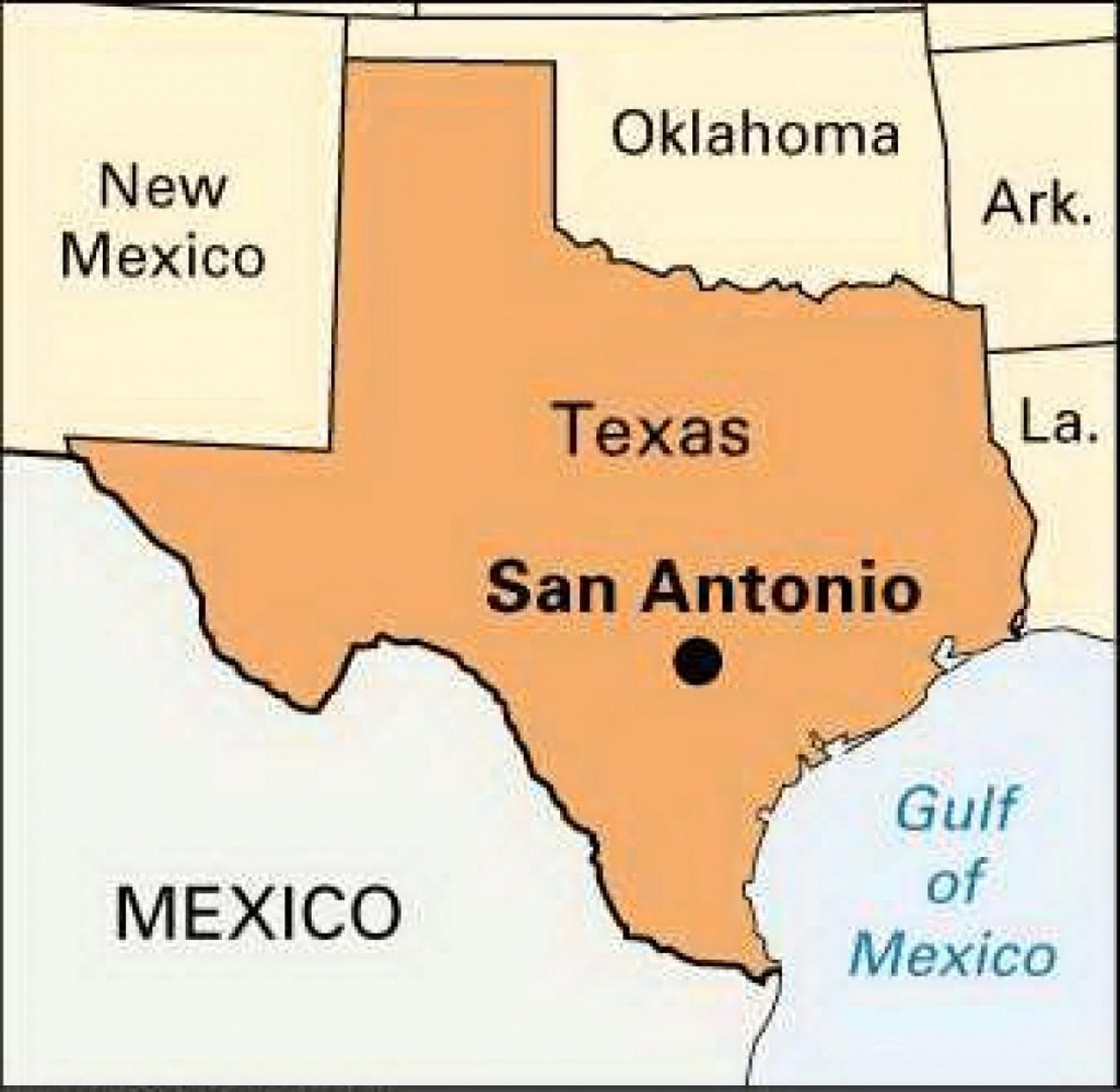Texas Map San Antonio - San Antonio Map Of Texas (Texas - Usa) - San Antonio Texas Maps