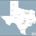 Texas Map With Major Cities | Dehazelmuis   Map Of Texas Major Cities