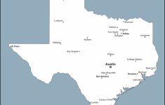 Texas Map With Major Cities | Dehazelmuis - Map Of Texas Major Cities