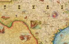 Texas Map - Wooden Jigsaw Puzzle - Liberty Puzzles - Made In The Usa - Texas Map Puzzle