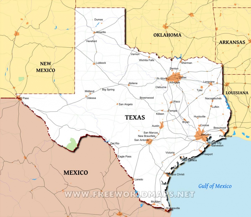 Texas Maps Big Spring Texas Map 