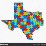 Texas Puzzle Pieces Carte Travaillant Ensemble Illustration   Texas Map Puzzle