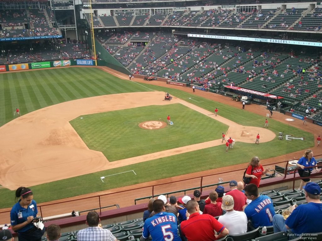 Texas Rangers Globe Life Park Seating Chart &amp; Interactive &hellip;