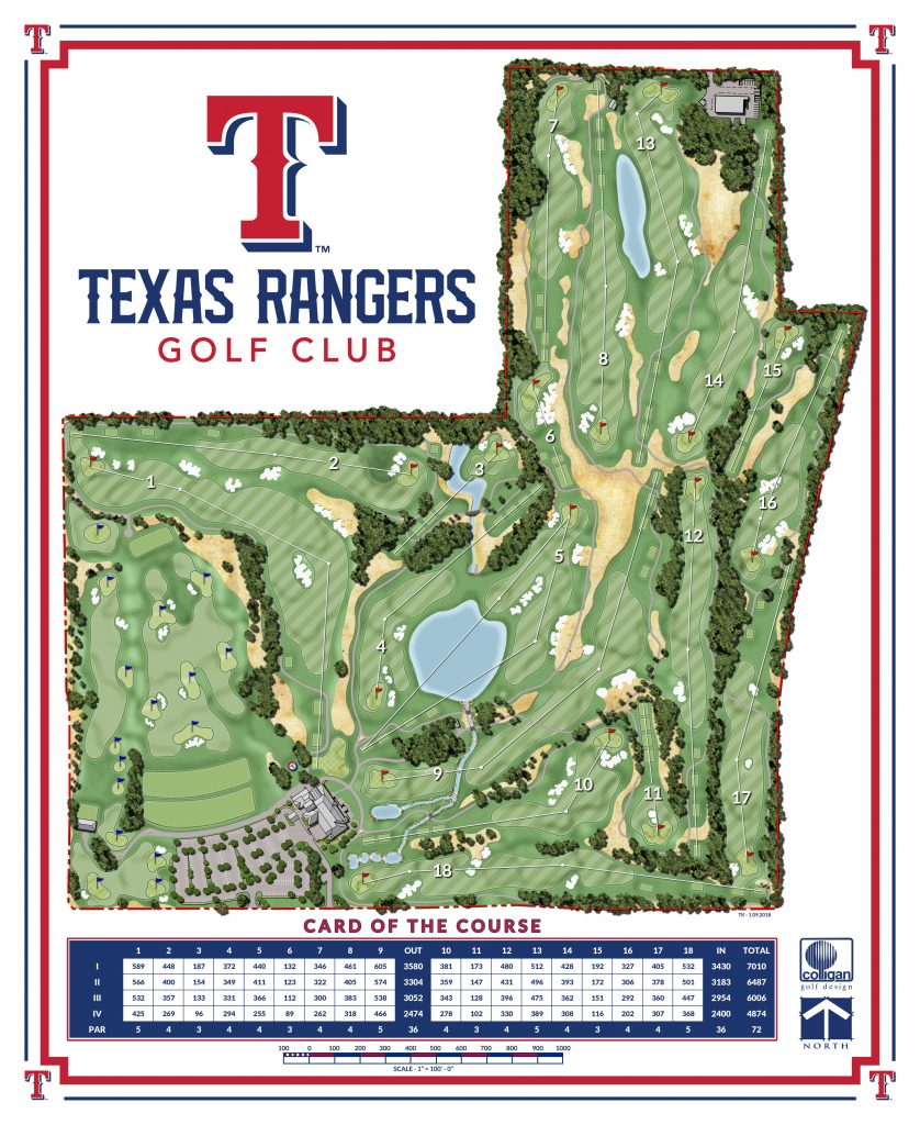 Texas Rangers Golf Club Texas Golf Courses Map Printable Maps