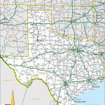 Texas Road Map   Texas Panhandle Road Map