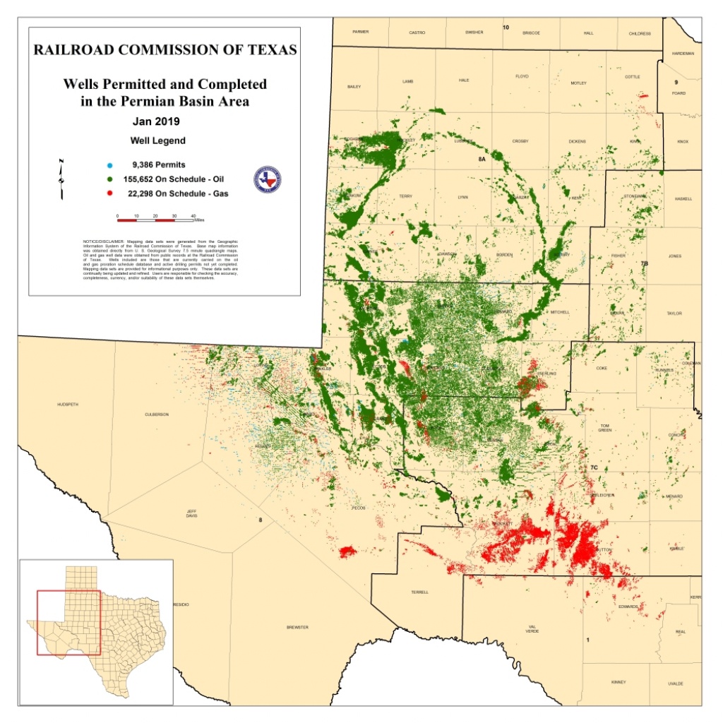 Texas Rrc - Permian Basin Information - Permian Basin Texas Map