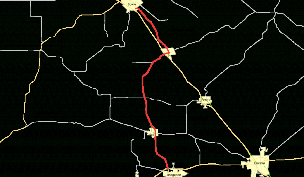 Texas State Highway 101 - Wikipedia - Bridgeport Texas Map