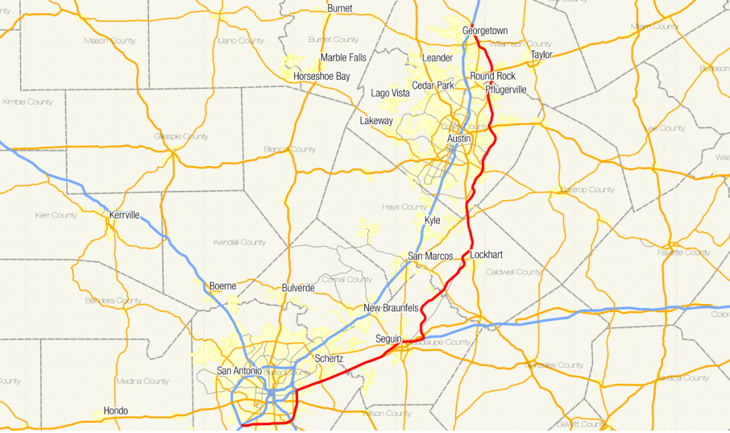 Texas State Highway 130 - Wikipedia - Seguin Texas Map