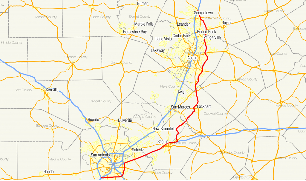 Texas State Highway 130 - Wikipedia - Texas Highway Construction Map