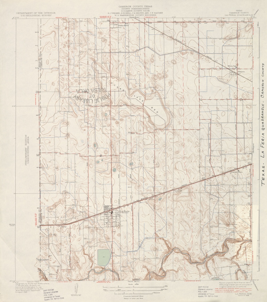 Texas Topographic Maps - Perry-Castañeda Map Collection - Ut Library - Texas Survey Maps