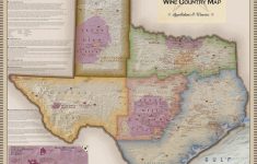 Texas Wine Country Map, Appellations &amp; Wineries - Vinmaps® - Fredericksburg Texas Winery Map
