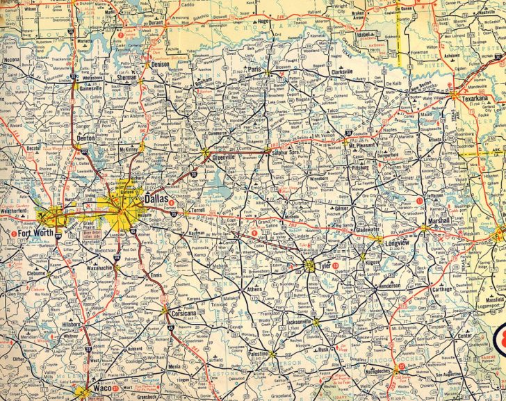 North Texas Highway Map