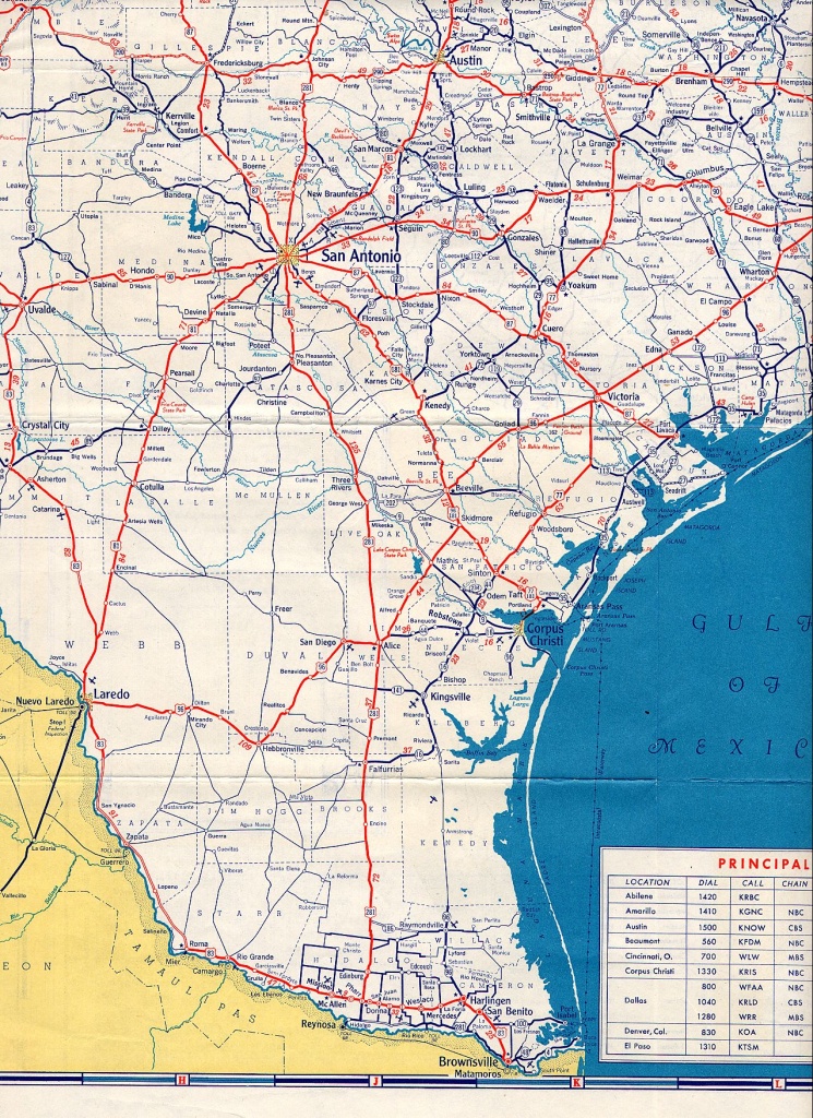 Texasfreeway Statewide Historic Information Old Road Maps Official Texas Highway Map 