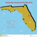 The 3D Map Of The University Of Central Florida ( Stock Vector   Map Of Central Florida