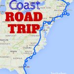 The Best Ever East Coast Road Trip Itinerary | Road Trip Ideas   Map Of East Coast Of Florida Cities