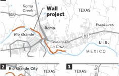 The Border Wall Will Divide This Texas Town, Displacing Or Blocking - Midnight Texas Map
