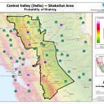 The Great California Shakeout   Delta Sierra Area   Usgs California Nevada Earthquake Map