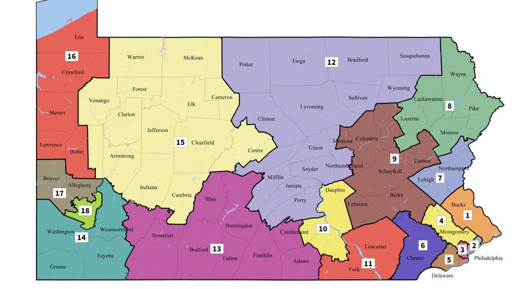 The House Seats In Pennsylvania That Could Flip Under The New Map - Florida Congressional Districts Map 2018