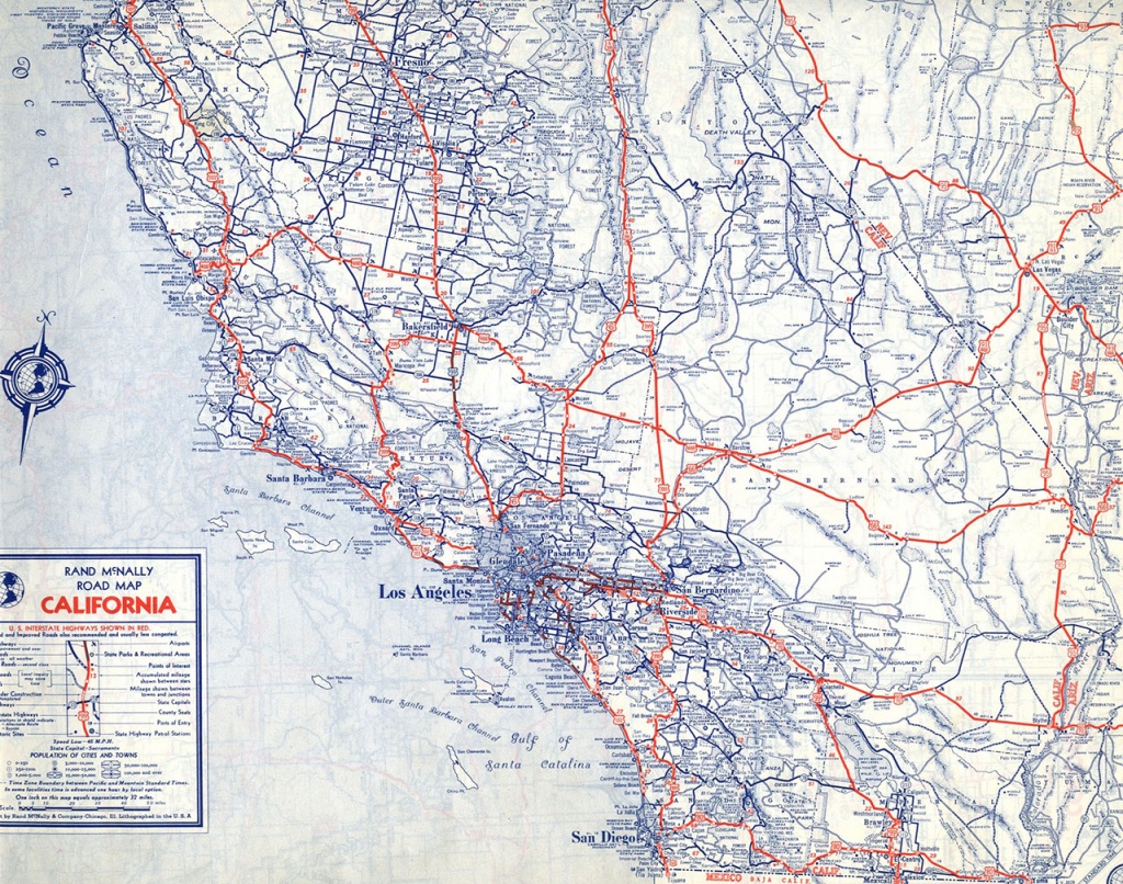 The Lost U.s. Highways Of Southern California History | Kcet - Central California Road Map