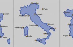 The "major European Cities On A Map Of Texas" Are So Close Together - Italy Texas Map