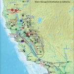 The Major Waterway Of California   California Reservoirs Map