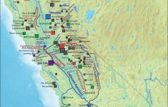 The Major Waterway Of California - California Reservoirs Map