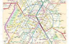 The New Paris Metro Map - Map Of Paris Metro Printable